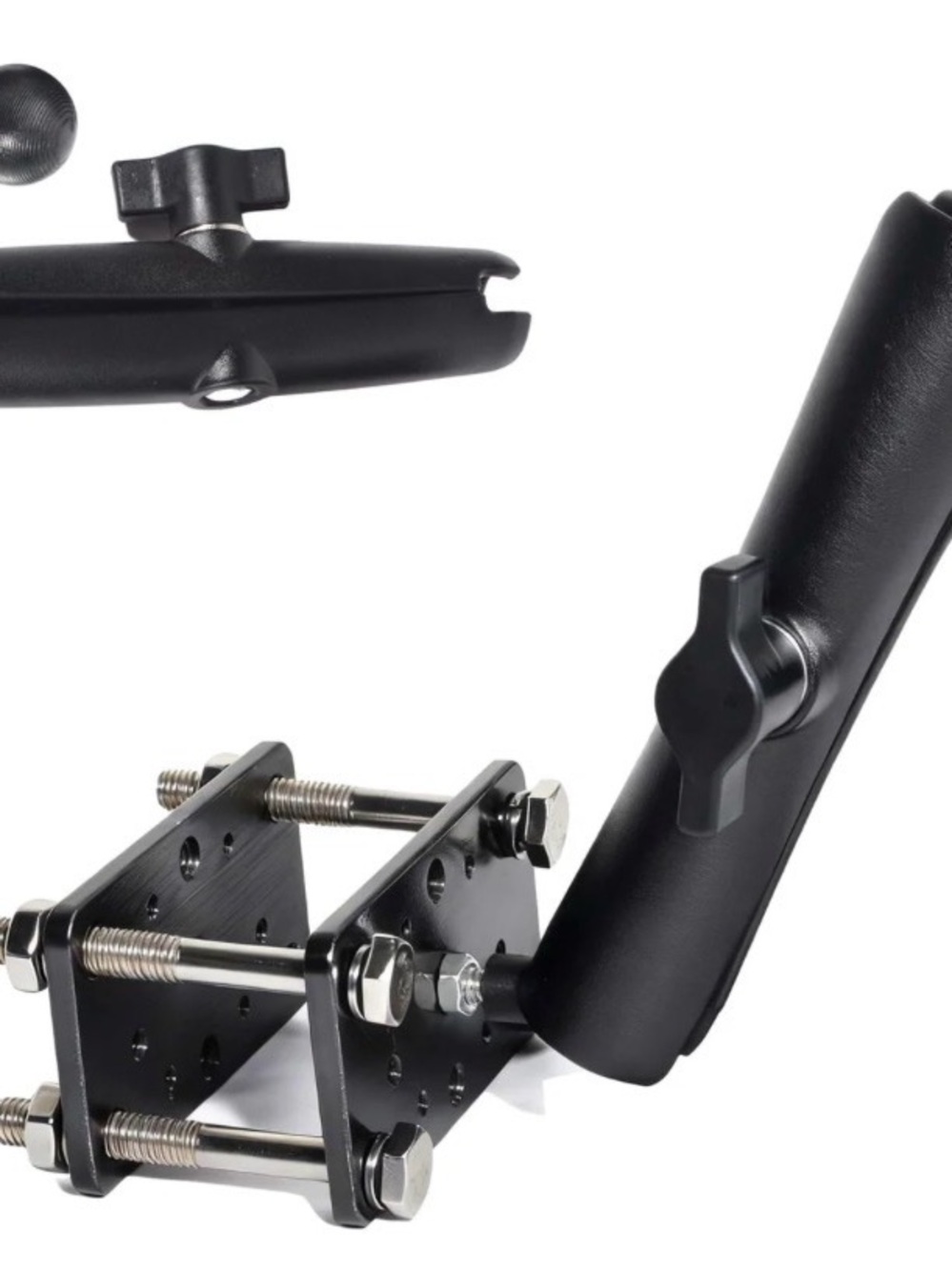 UAYESOK Heavy-Duty Forklift Pillar Mount, Square Rail Mount, for Warehouse Vehic